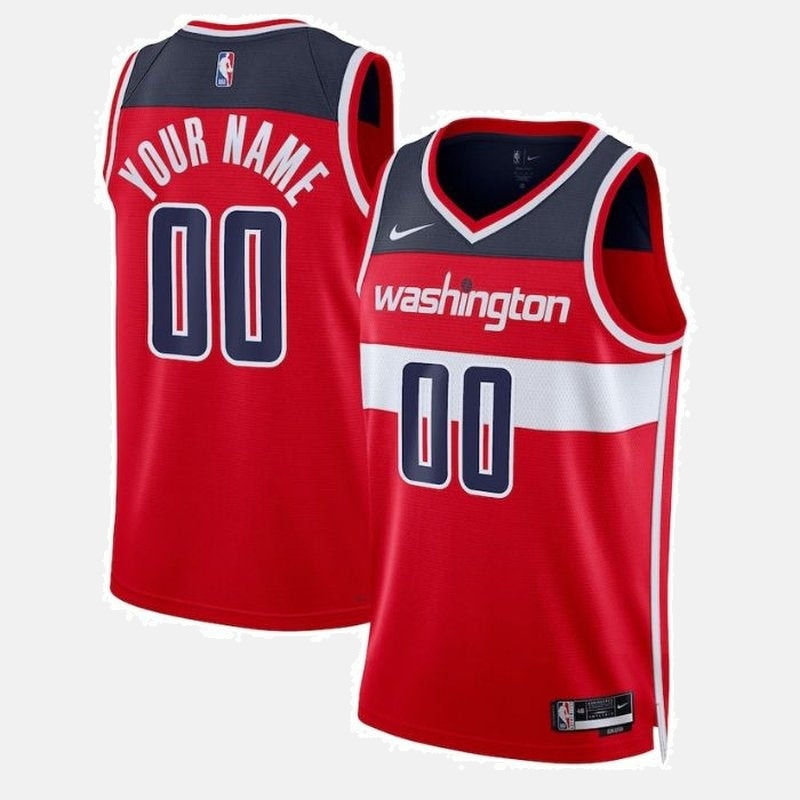 Washington Wizards Unisex 2023 NBA Jersey Red - Icon Edition