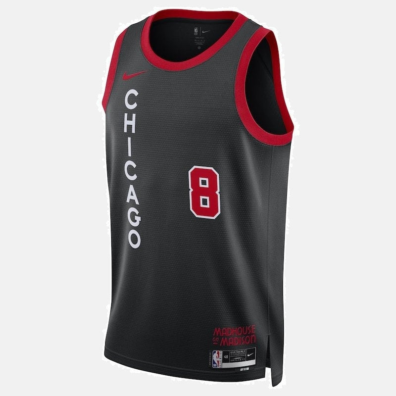 Zach LaVine Chicago Bulls Unisex 23/24 NBA Jersey - Black - City Edition